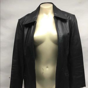 Colebrook and Co. Black authentic leather jacket